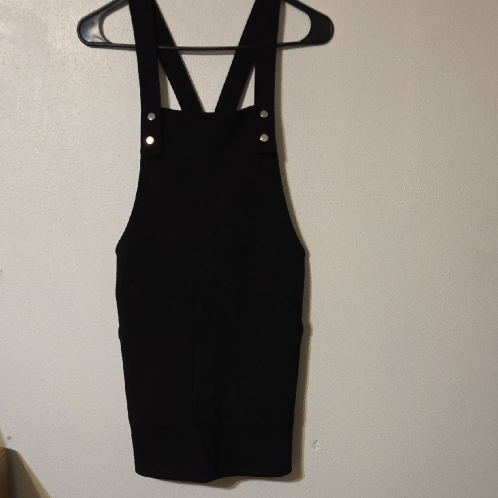 Forever 21 Black Overall Dress